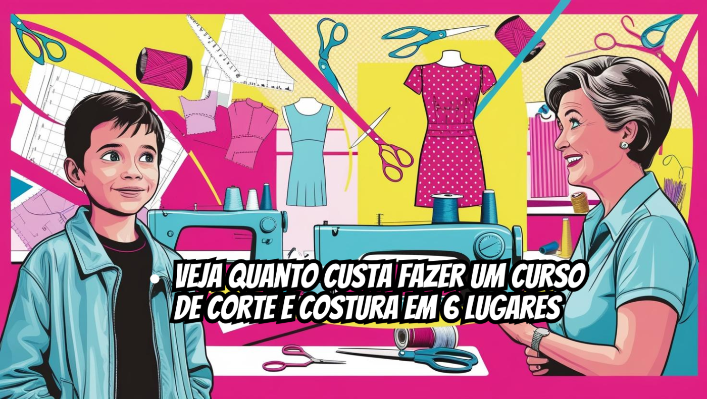 Veja quanto custa fazer um curso de corte e costura em 6 lugares 1 Veja quanto custa fazer um curso de corte e costura em 6 lugares 1