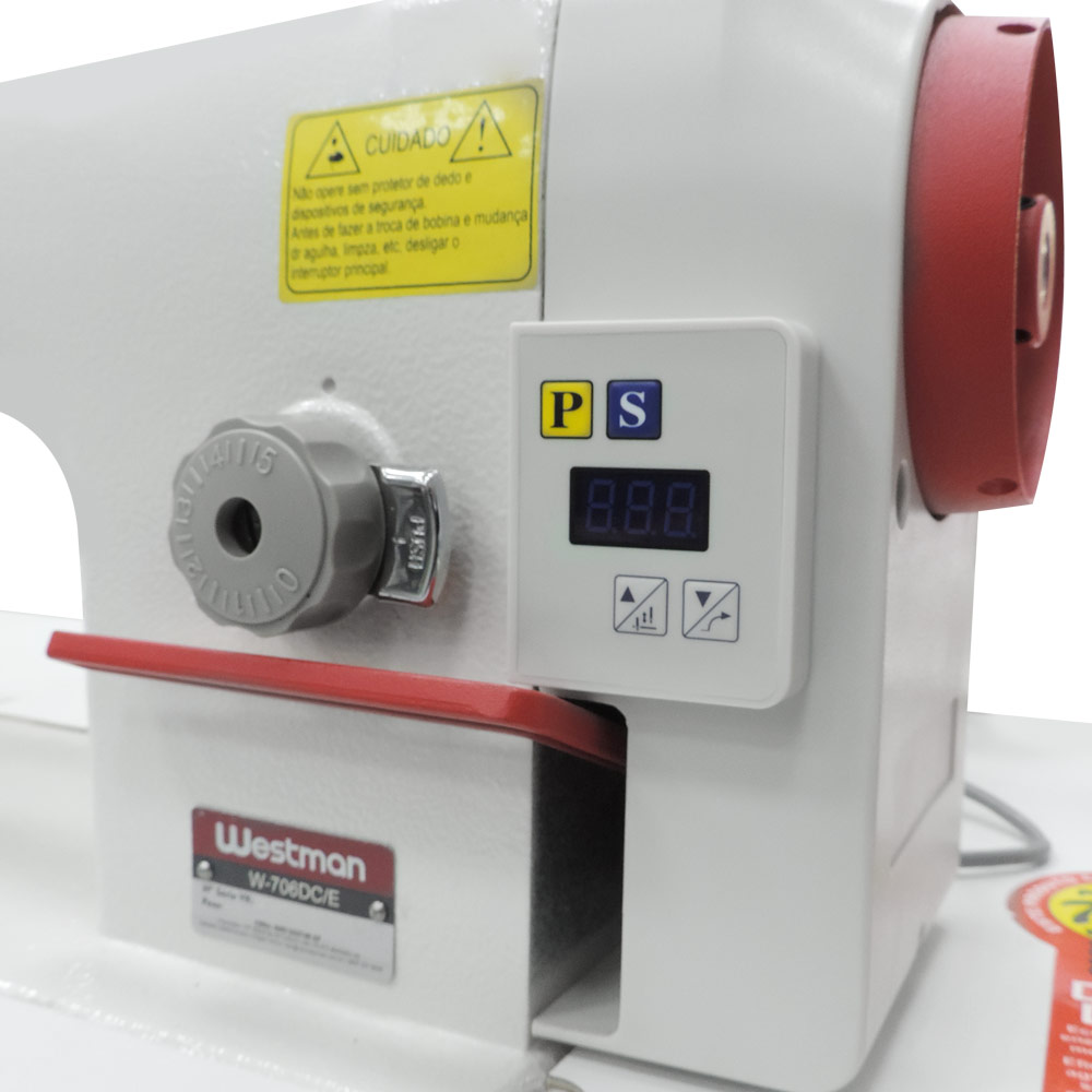 Máquina de Costura Industrial Reta Com Refilador Direct Drive W-706 Dc/E Westman 3 Máquina de Costura Industrial Reta Com Refilador Direct Drive W-706 Dc/E Westman - Imagem 2