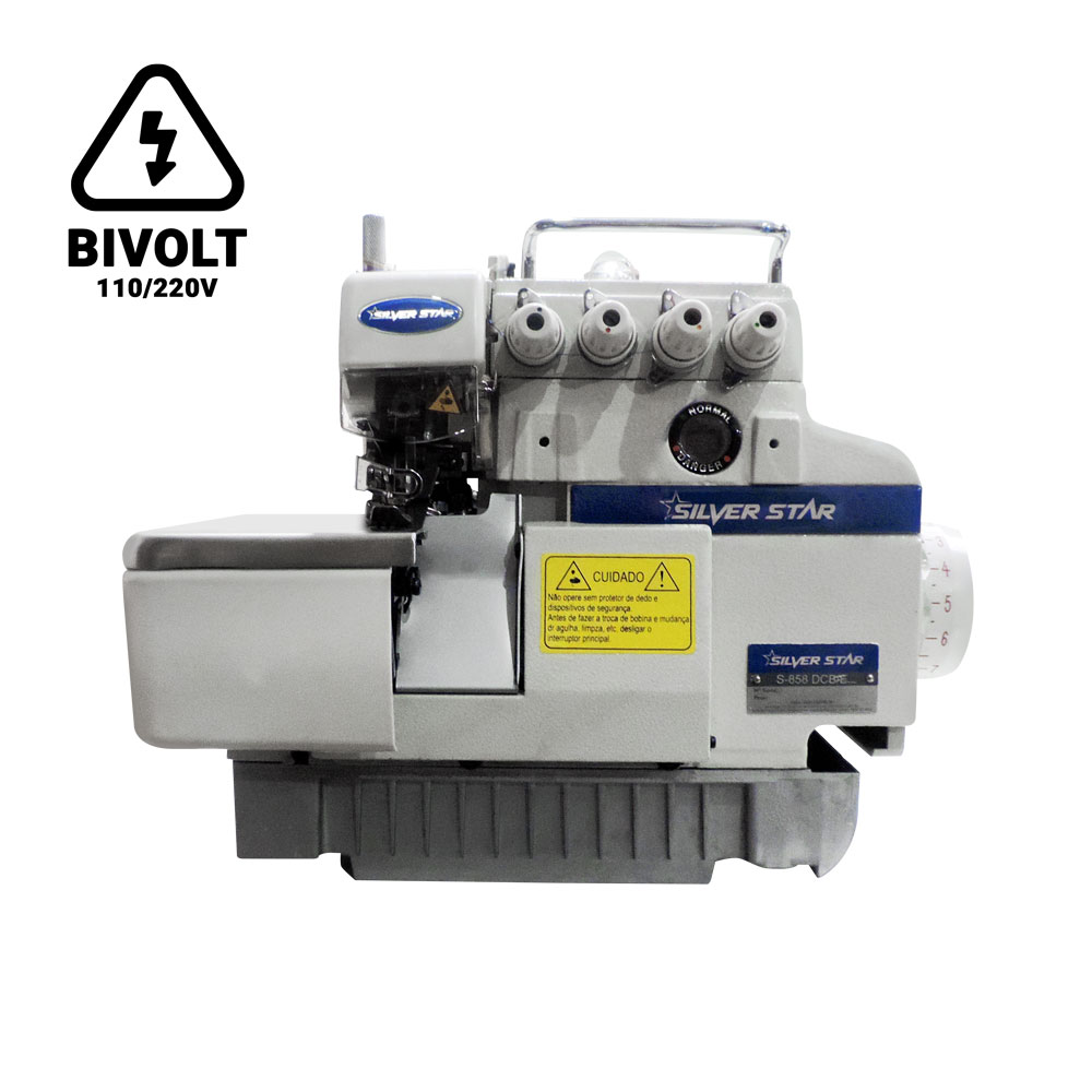 Máquina de Costura Interloque 2 Ag 5 Fios Direct Drive Bivolt S-858Dcb/E 3 Máquina de Costura Interloque 2 Ag 5 Fios Direct Drive Bivolt S-858Dcb/E - Imagem 2