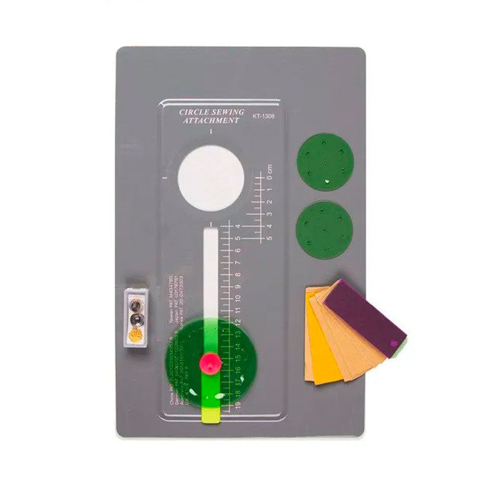 Base de Apoio Para Costurar Círculos Em Máquina Doméstica 3 Base de Apoio Para Costurar Círculos Em Máquina Doméstica - Imagem 2