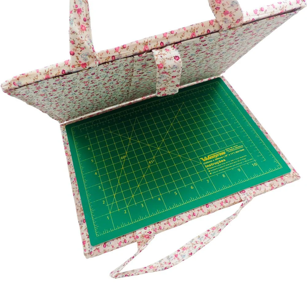 Bolsa Com Base de Corte Cortador Circular E Régua Patchwork - Imagem 2