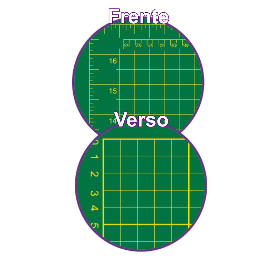 Base Para Corte de Tecidos Patchwork E Scrapbook Frente E Verso - 38X10 Cm 5 Base Para Corte de Tecidos Patchwork E Scrapbook Frente E Verso - 38X10 Cm - Imagem 4