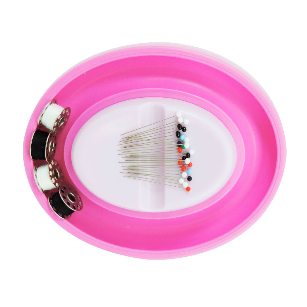 Conjunto Porta Bobina Circular com Porta Alfinetes Magnético - Imagem 2