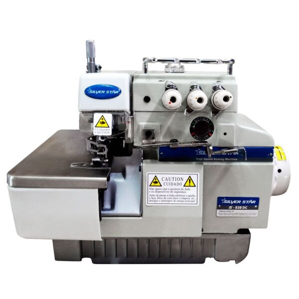 Máquina de Costura Overloque 3 Fios Direct Drive Semi Eletrônica S-838Dc