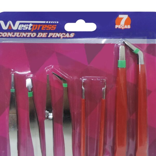 Alternative view of Kit de Pinças Com 7 Peças - Westpress