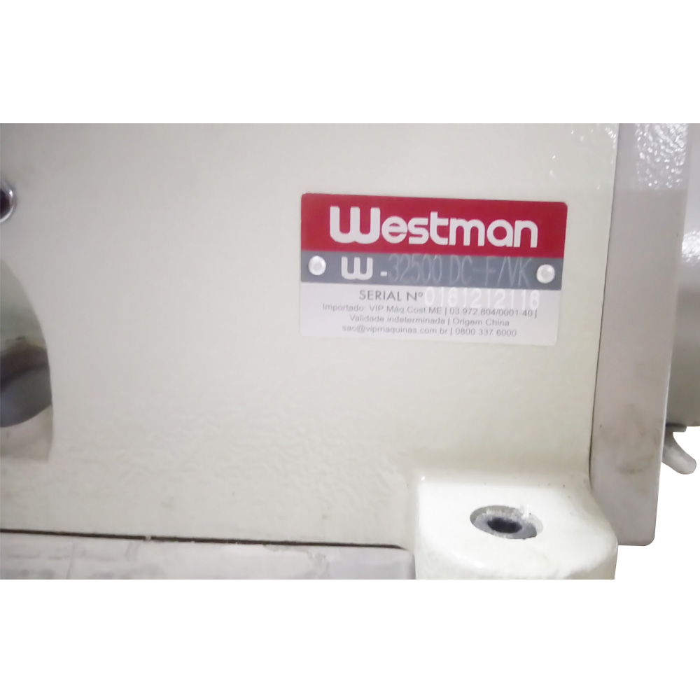 Máquina de Costura Galoneira Plana Base Aberta 3Ag 5 Fios Direct Drive W-32500 Dc-F Westman 4 Máquina de Costura Galoneira Plana Base Aberta 3Ag 5 Fios Direct Drive W-32500 Dc-F Westman - Imagem 3