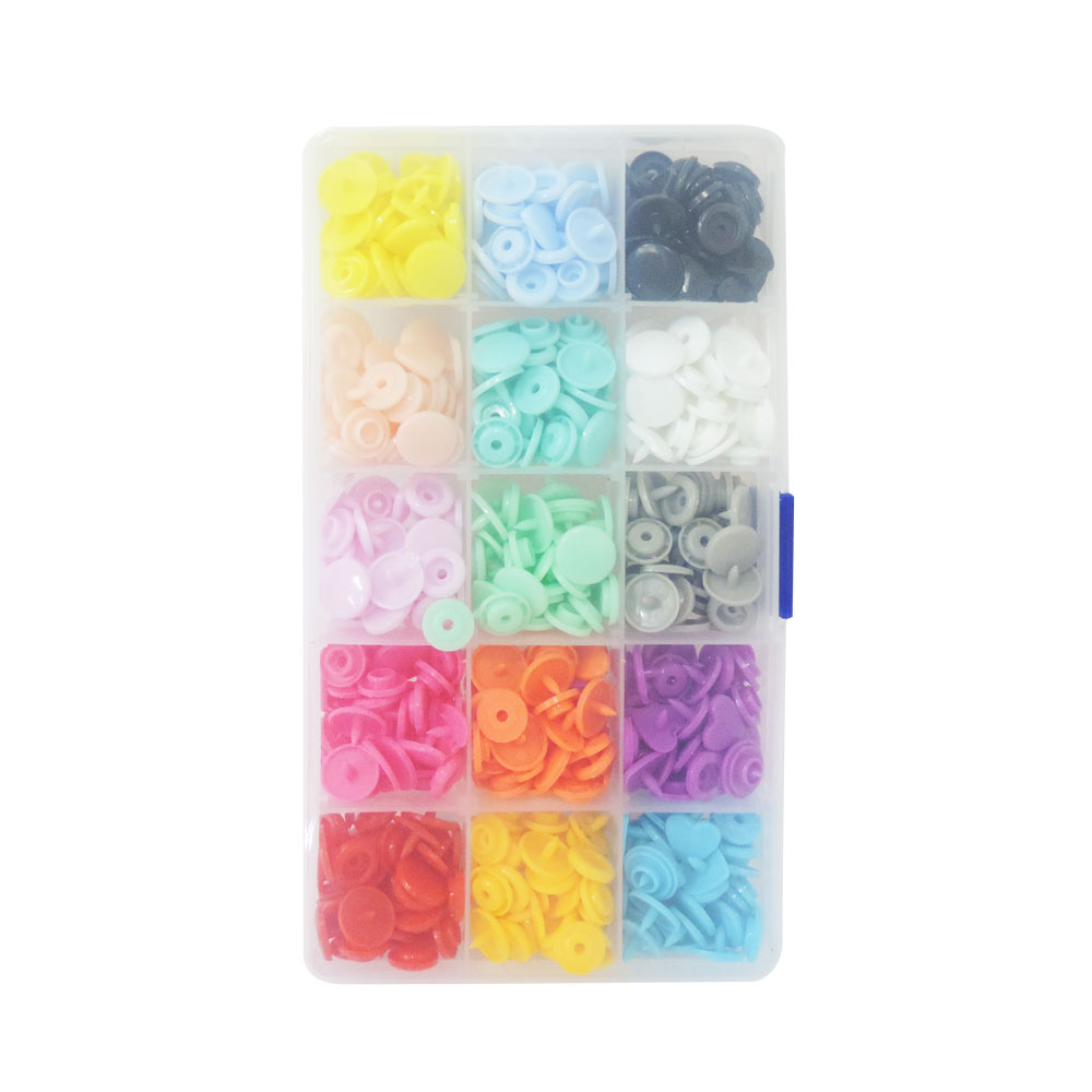 Kit de Botões de Pressão Estrela Coloridos Tic Tac Sortidos Box Com 150 Botões 4 Kit de Botões de Pressão Estrela Coloridos Tic Tac Sortidos Box Com 150 Botões - Imagem 3