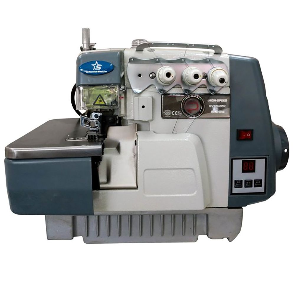 Máquina de Costura Interloque 2 Ag 5 Fios Direct Drive Semi Eletrônica S-858Dc/Mk