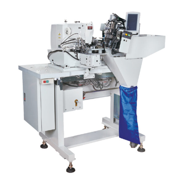 Máquina de Costura Industrial Travete Automática 2 Agulhas Para Passante Ws-1005Ex