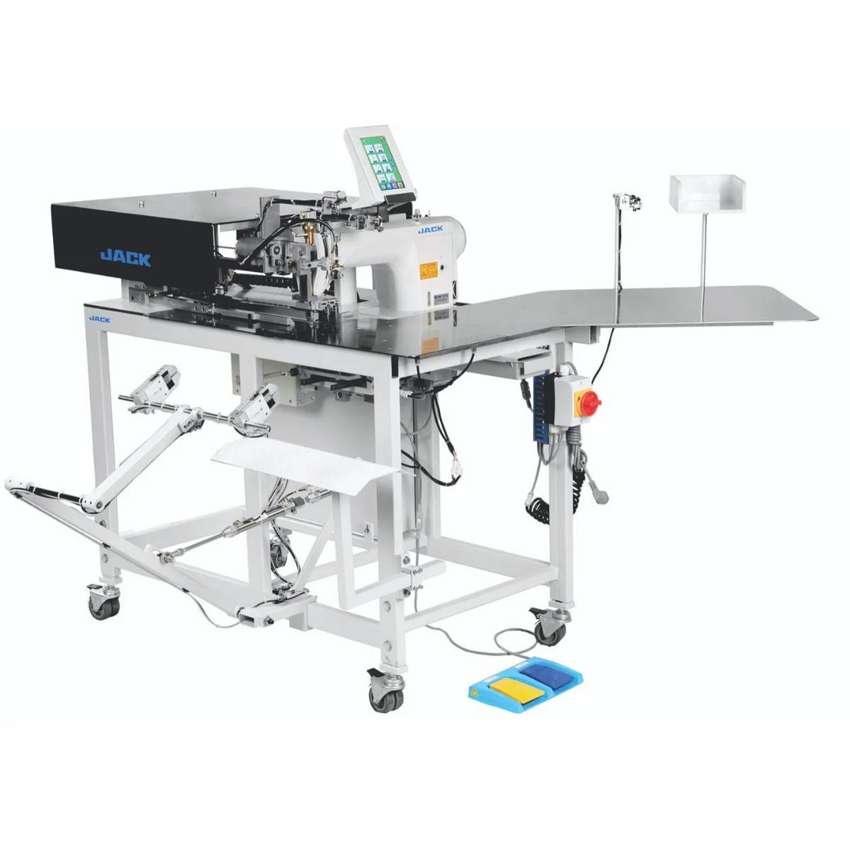 Máquina de Costura Industrial Eletrônica para Abrir Peitilho Wjk-T5878-58Bq
