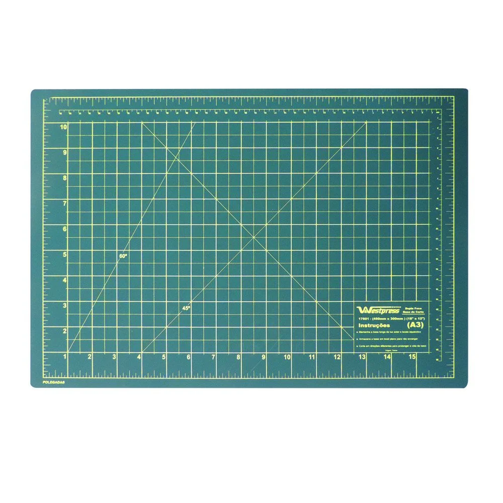 Base de Corte 60X45 Para Patchwork E Scrapbook Frente E Verso - Westpress - Imagem 2