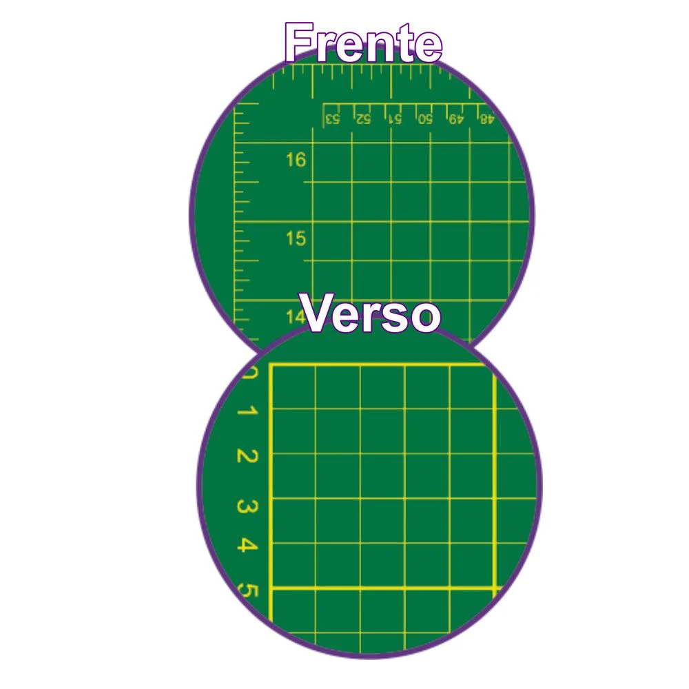 Base Para Corte de Tecidos Patchwork E Scrapbook Frente E Verso - 90 X 60 Cm 3 Base Para Corte de Tecidos Patchwork E Scrapbook Frente E Verso - 90 X 60 Cm - Imagem 3