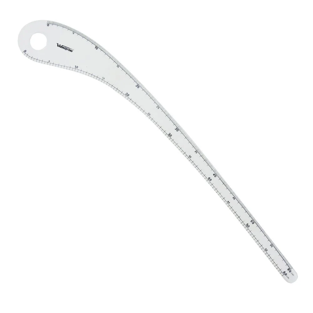 Régua de Modelagem Para Costura Curva - 63 X 10 Cm