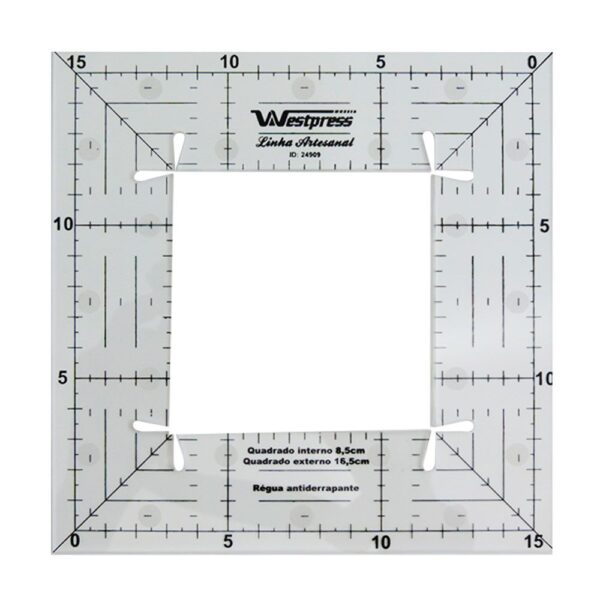 Régua Quadrada Patchwork