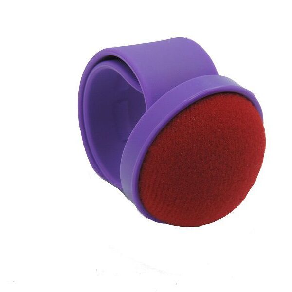 Alfineteiro Roxo Almofadado de Pulso