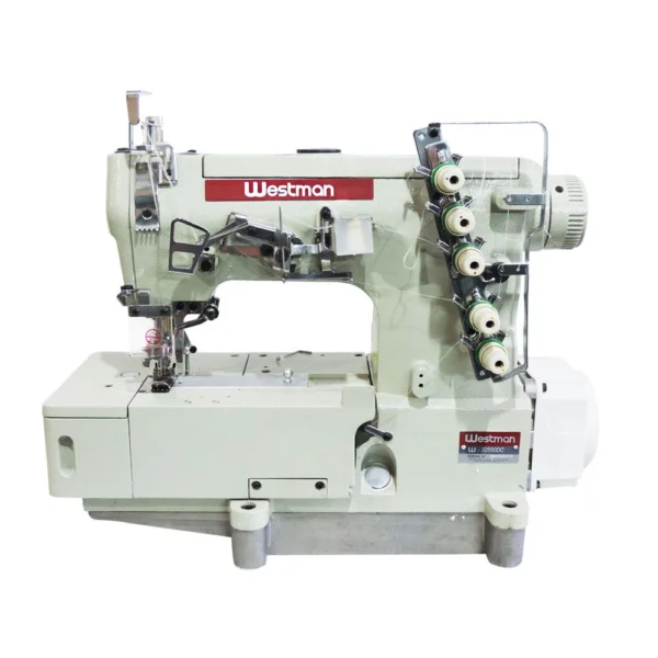 Máquina de Costura Industrial Galoneira Direct Drive Base Plana Fechada W-32500 Dc