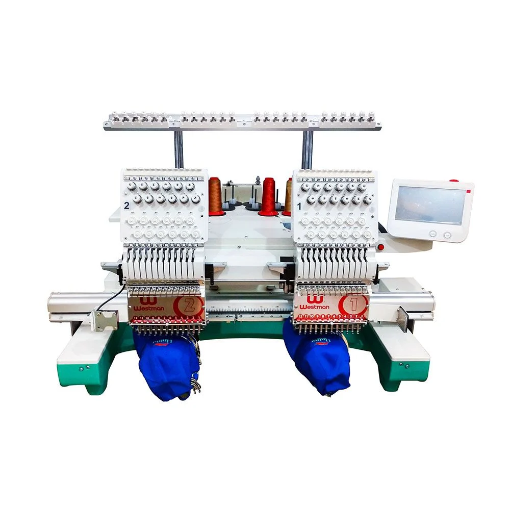 Máquina de Bordar 2 Cabeças 12 Agulhas Wm-1202