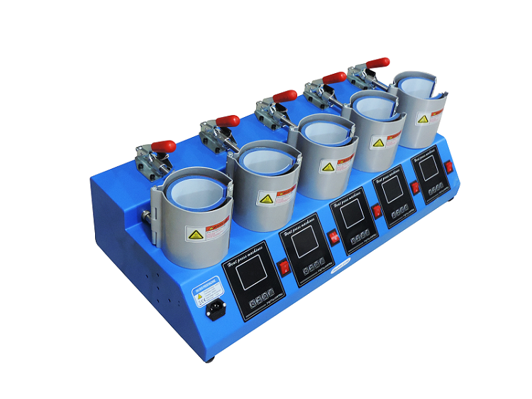 Prensa Manual Hot Stamping Para 5 Caneca 11 X 23,5 5 Prensa Manual Hot Stamping Para 5 Caneca 11 X 23,5 - Imagem 4