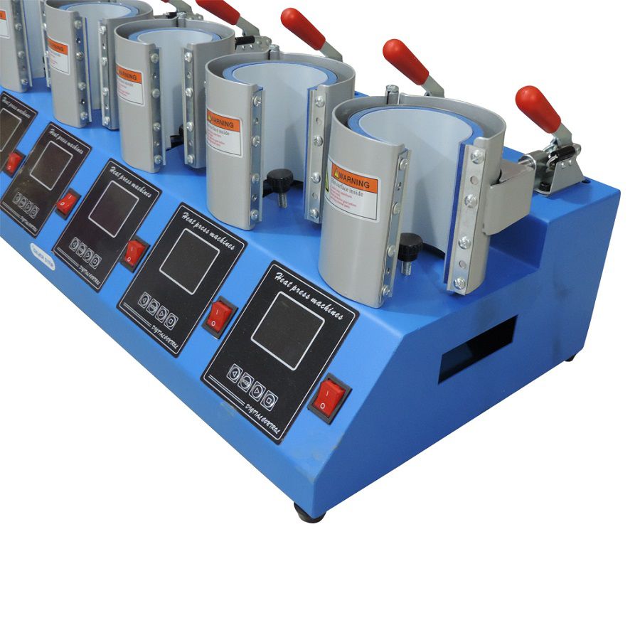 Prensa Manual Hot Stamping Para 5 Caneca 11 X 23,5 4 Prensa Manual Hot Stamping Para 5 Caneca 11 X 23,5 - Imagem 3