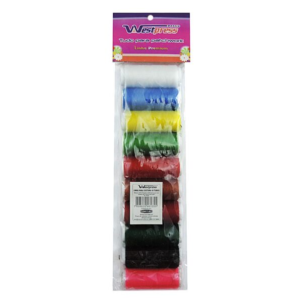 Kit de 10 Linhas Para Costura