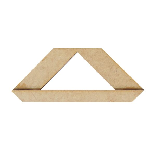 Régua Molde Fio de Cabelo Mdf