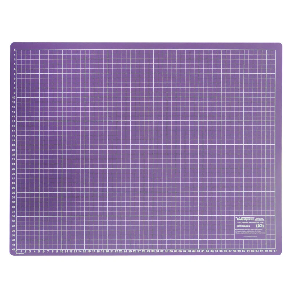 Base de Corte Patchwork E Scrapbook Frente E Verso 90X60 Roxa