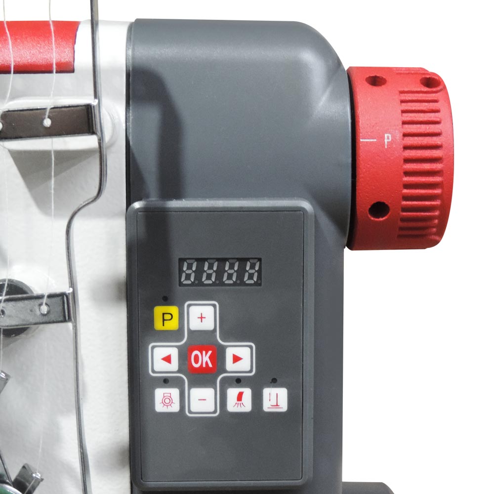 Máquina de Costura Galoneira Plana Direct Drive 3 Agulhas 5 Fios Base Fechada W-7 Dc/E Westman 4 Máquina de Costura Galoneira Plana Direct Drive 3 Agulhas 5 Fios Base Fechada W-7 Dc/E Westman - Imagem 3