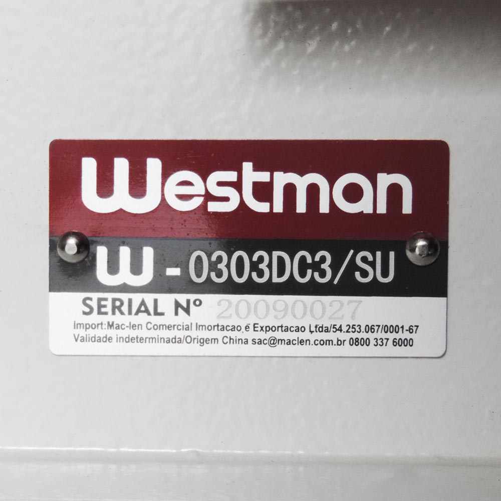Máquina de Costura Reta Transporte Triplo Lançadeira Grande 3 Funçoes Direct Drive W-0303 Dc3/Su Westman 7 Máquina de Costura Reta Transporte Triplo Lançadeira Grande 3 Funçoes Direct Drive W-0303 Dc3/Su Westman - Imagem 6
