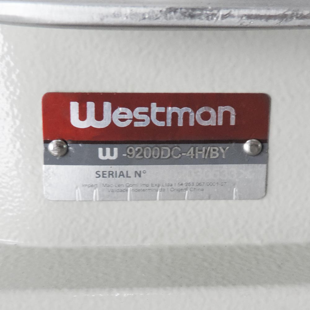 Máquina de Costura Industrial Reta Pesada Eletrônica Direct Drive 4 Funções W-9220 Dc-4H/By Westman 6 Máquina de Costura Industrial Reta Pesada Eletrônica Direct Drive 4 Funções W-9220 Dc-4H/By Westman - Imagem 5
