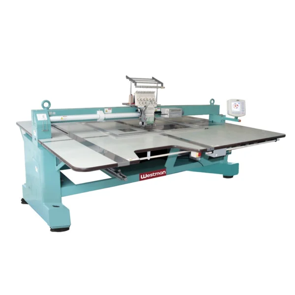 Máquina de Bordar 1 Cabeça 12 Agulhas para Bandeira 100×100 Wm-1201-100