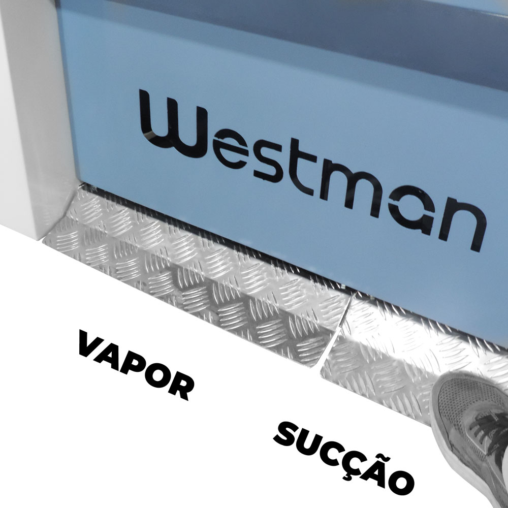 Mesa Para Passadoria Retangular Vaporizante Com Caldeira de 20 Litros 1,80 X 90 4 Mesa Para Passadoria Retangular Vaporizante Com Caldeira de 20 Litros 1,80 X 90 - Imagem 3