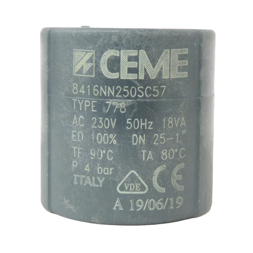 Bobina Solenoide Ceme W.12V.230