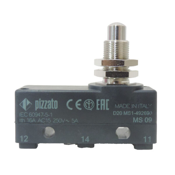 Alternative view of Chave Micro Switch Fim de Curso Com Pino 16A 250V Ms09 Z-15Gq-B