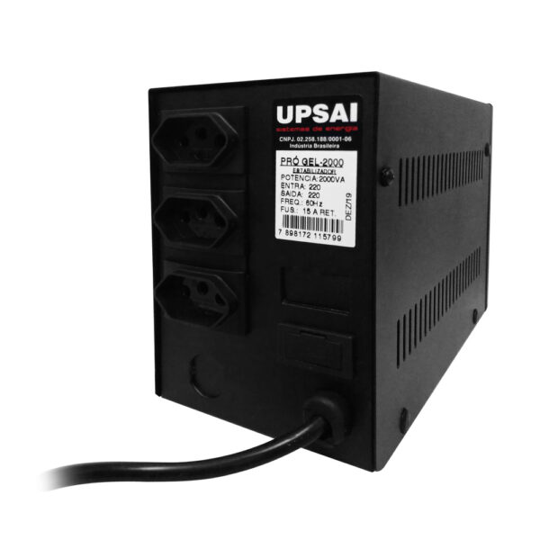 Estabilizador Para Máquinas Em Geral Svc-3000 3Kva