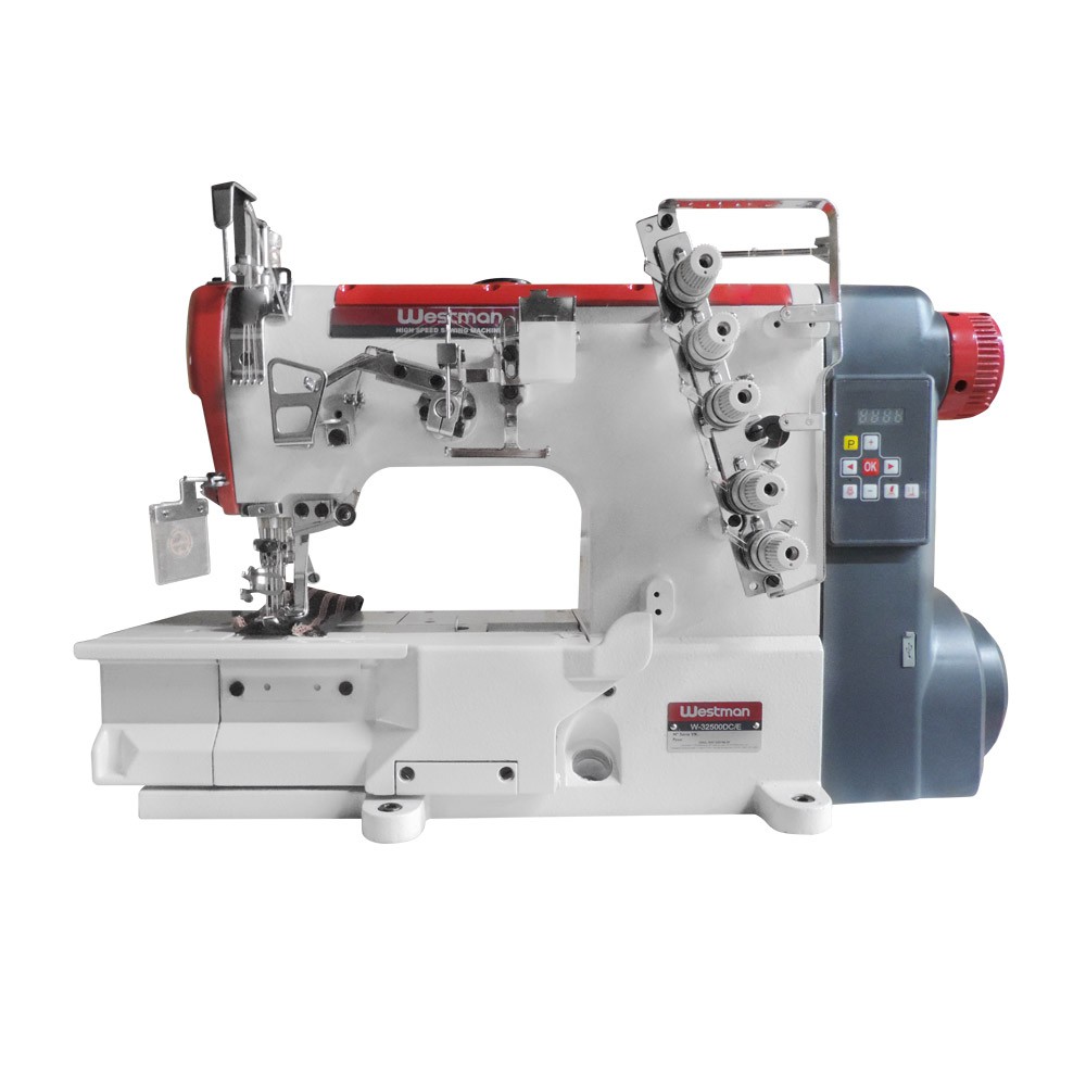 Galoneira Plana Direct Drive 3 Agulhas 5 Fios Base Fechada Westman W-32500 Dc/E - Imagem 5