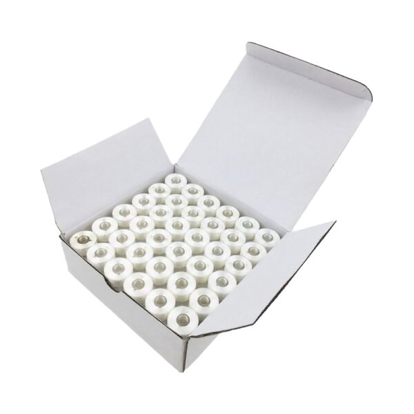 Kit Bobinas Descartáveis Para Máquinas Bordado E Costura 125 Metros