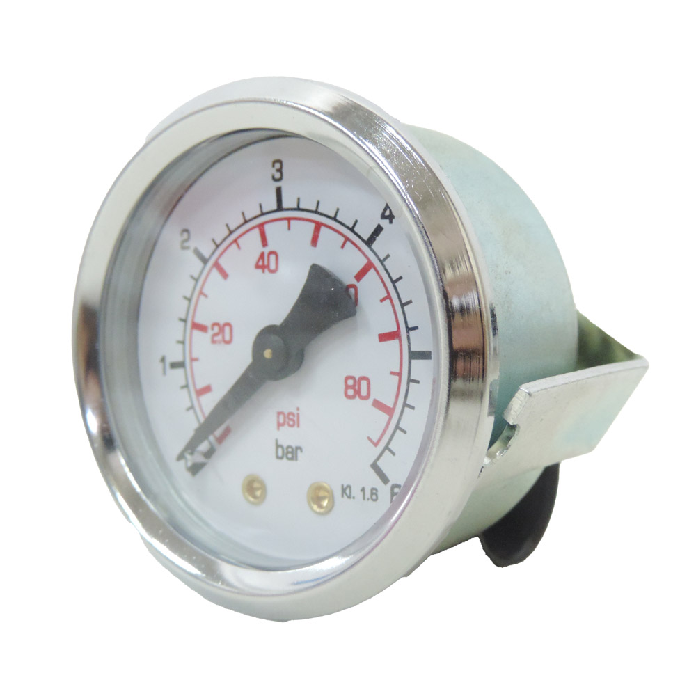 Manômetro de Pressão 0=Mm.50 0-6 Bar 1/4" Encaixe de Suporte 3 Manômetro de Pressão 0=Mm.50 0-6 Bar 1/4" Encaixe de Suporte - Imagem 2
