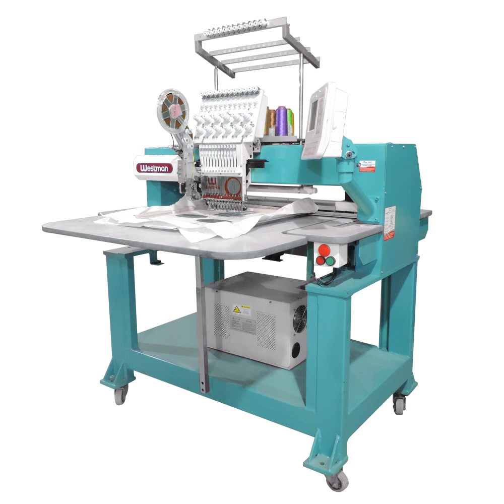 Máquina de Bordar 1 Cabeça 12 Agulhas Com Aplicador de Lantejoula Wm-1201-45Ps 7 Máquina de Bordar 1 Cabeça 12 Agulhas Com Aplicador de Lantejoula Wm-1201-45Ps - Imagem 6