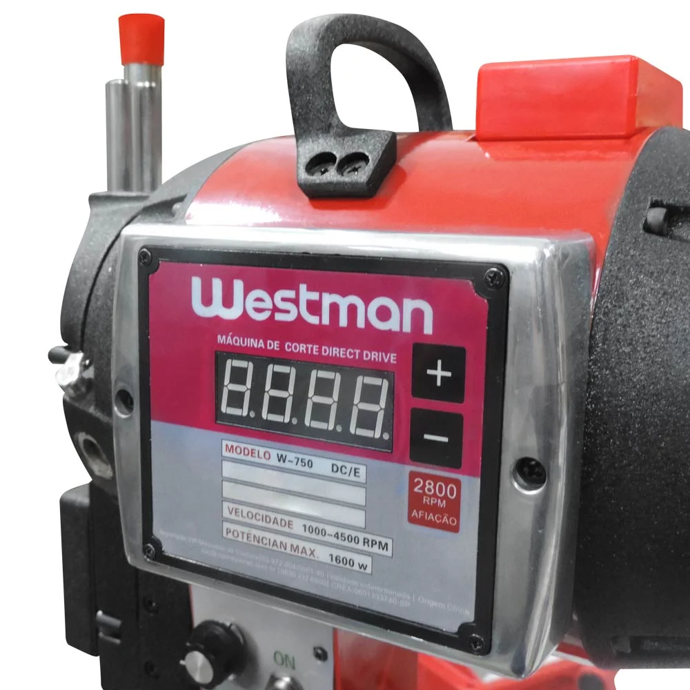 Máquina de Corte com Faca de 8 pol 750 W com Regulagem de Velocidade Westman 2 Máquina de Corte com Faca de 8 pol 750 W com Regulagem de Velocidade Westman - Imagem 2