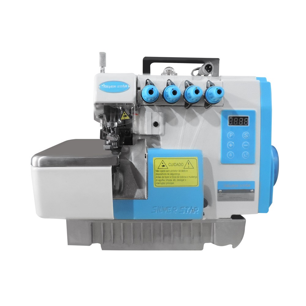 Máquina de Costura Industrial Overloque 1 Ag E 3 Fios Direct Drive S8-3Dc/E Silverstar