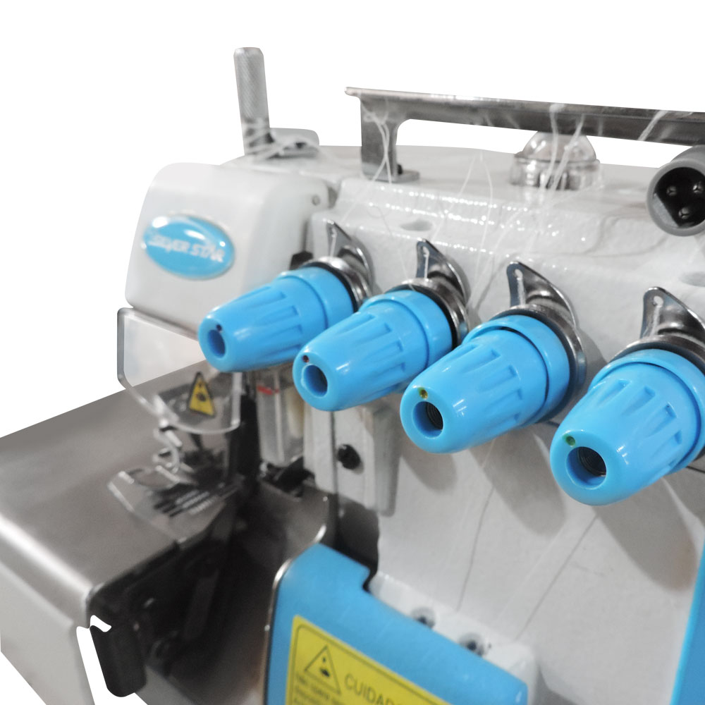 Máquina de Costura Industrial Overloque Ponto Cadeia 2Ag 4 Fios Direct Drive S8-4Dc/E Silverstar 3 Máquina de Costura Industrial Overloque Ponto Cadeia 2Ag 4 Fios Direct Drive S8-4Dc/E Silverstar - Imagem 2