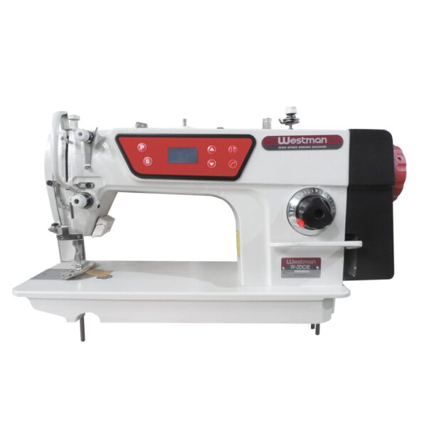 Máquina de Costura Reta Industrial Com Posicionador de Agulha Direct Drive W-2 Dc/E Westman