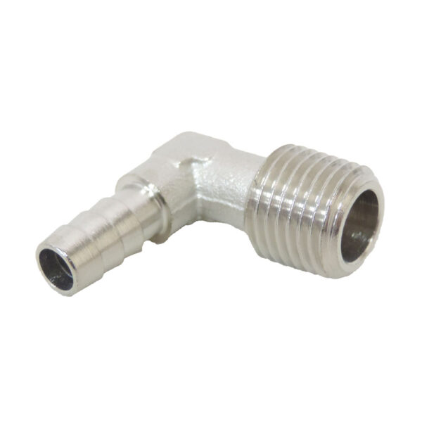 Nipple Conector Espigão Saída de Mangueira 1/4 90°