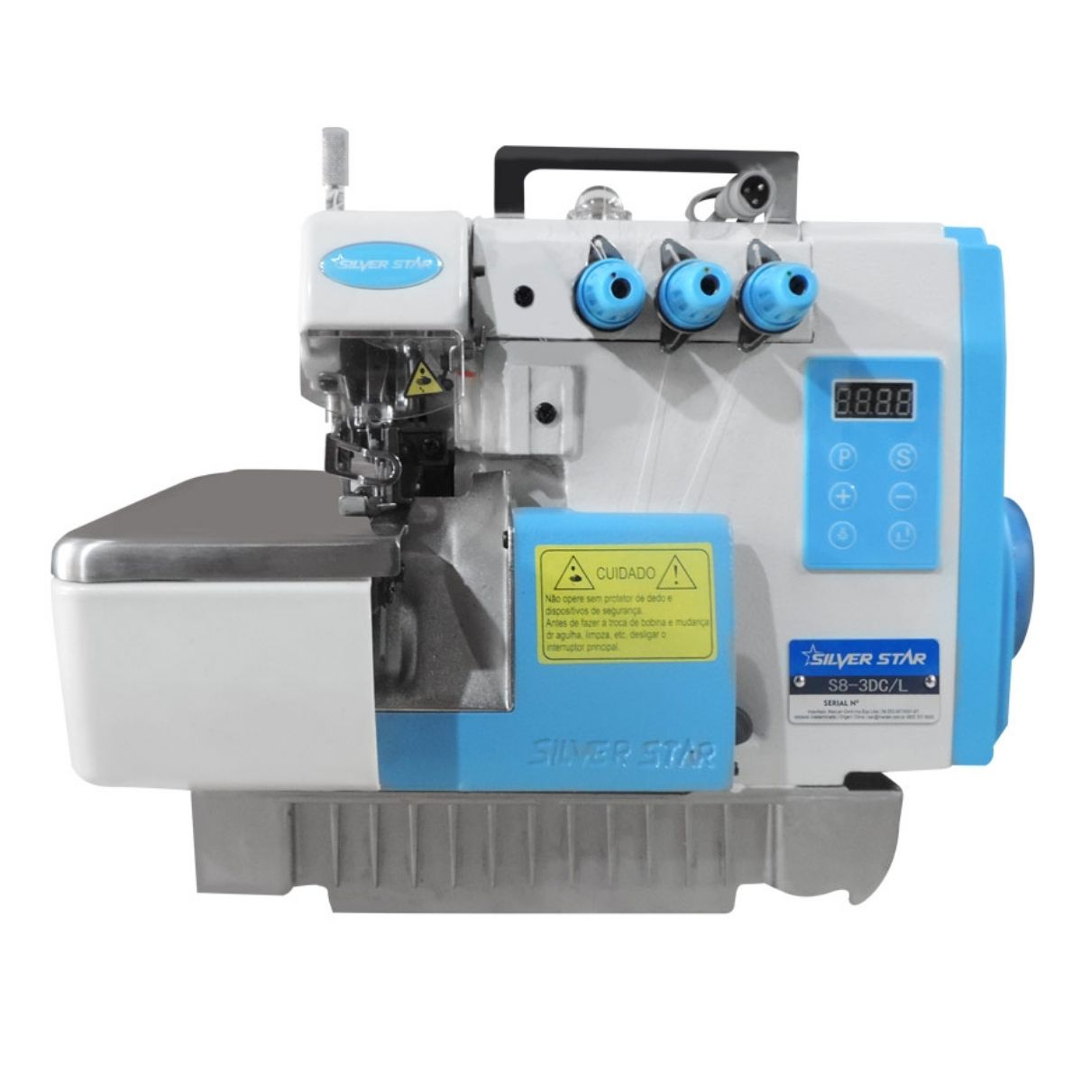 Máquina de Costura Industrial Overloque Direct Drive S8-3Dc-L 5 Máquina de Costura Industrial Overloque Direct Drive S8-3Dc-L - Imagem 4