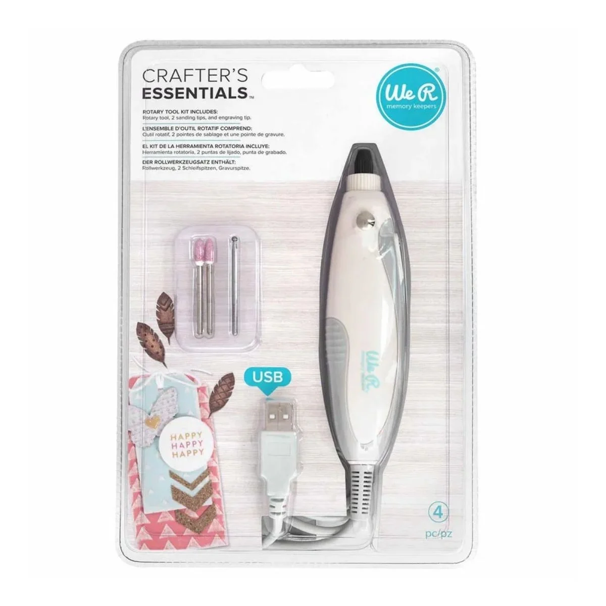 Ferramenta Rotativa Para Desbaste Usb Rotatory Tool Kit - We R