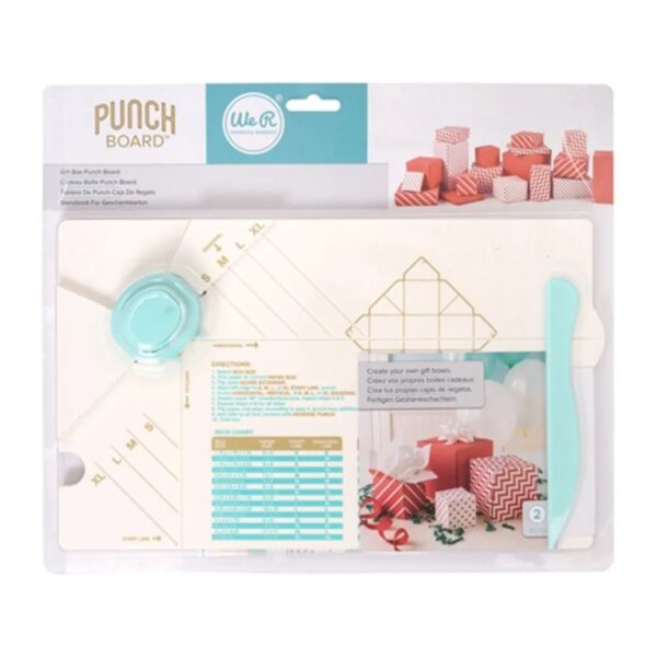 Placa Gift Bag Box Board Com Furador E Vincador Para Fazer Caixas de Presente - We R