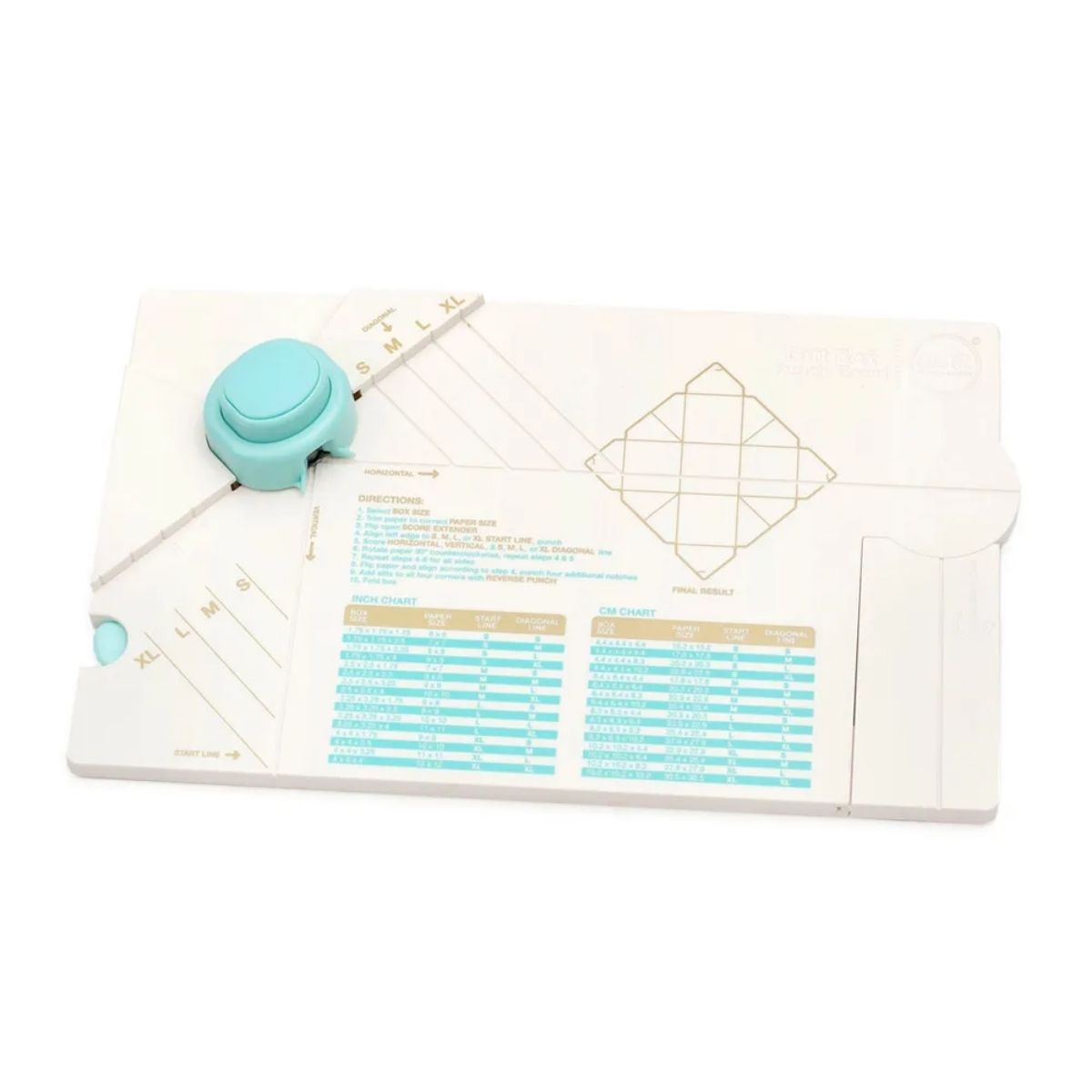 Placa Gift Bag Box Board Com Furador E Vincador Para Fazer Caixas de Presente - We R 3 Placa Gift Bag Box Board Com Furador E Vincador Para Fazer Caixas de Presente - We R - Imagem 2