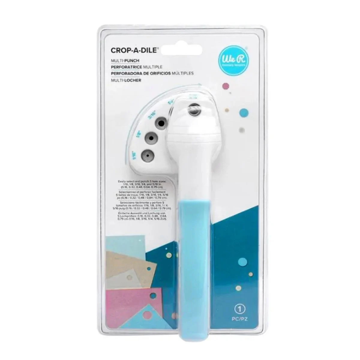 Alicate Crop A Dile Multi Furos Multi Hole Punch - We R 6 Alicate Crop A Dile Multi Furos Multi Hole Punch - We R - Imagem 6