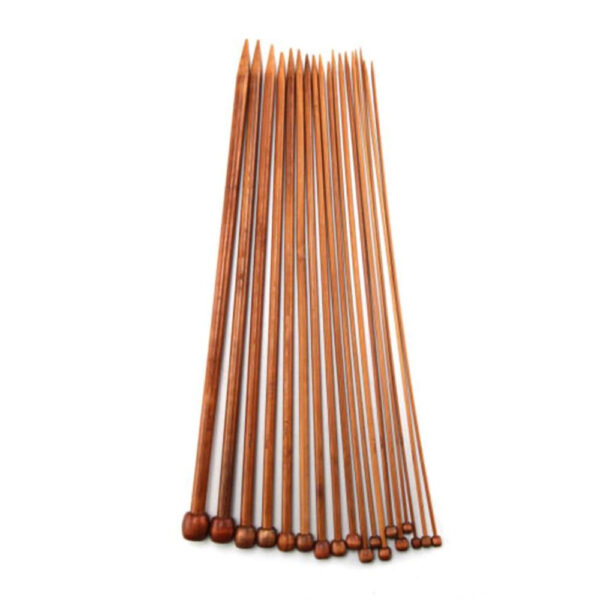 Alternative view of Kit Com 18 Agulhas de Bambu Para Crochê