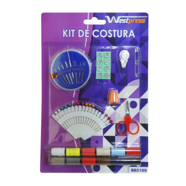 Kit de Costura com 20 Agulhas Variadas